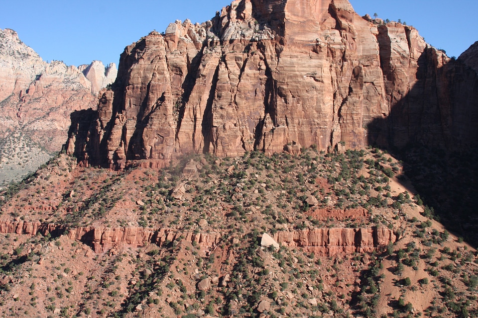 Zion Canyon from Angels Landing,in Zion National Park