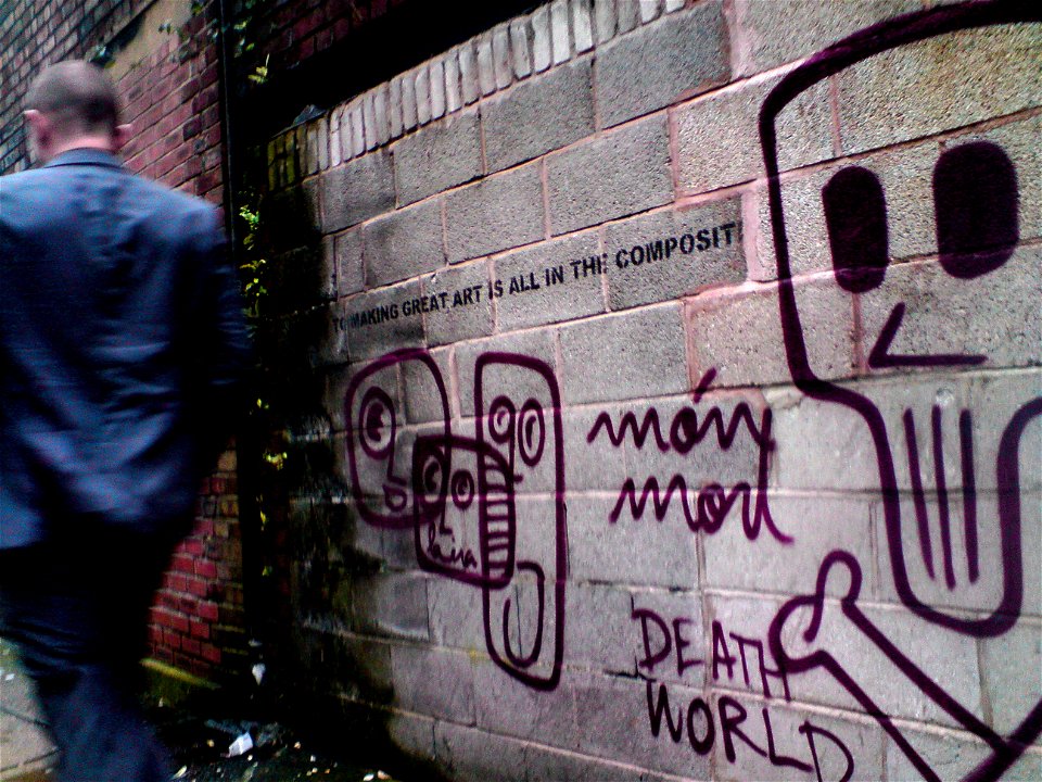 Banksy - Great Art Is All In The Composition