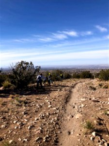 Trailwork on Sandia RD