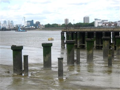 Thames At Low Tide - Woolwich photo
