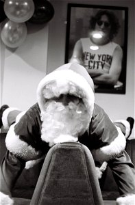 Father Christmas and John Lennon