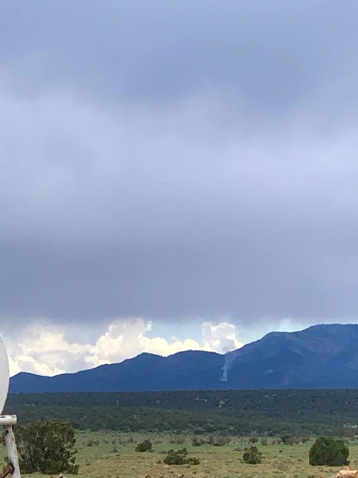 Mountainair RD Cottonwood Lightning Strike