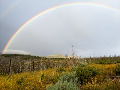 Rainbow over Mountainair Ranger District