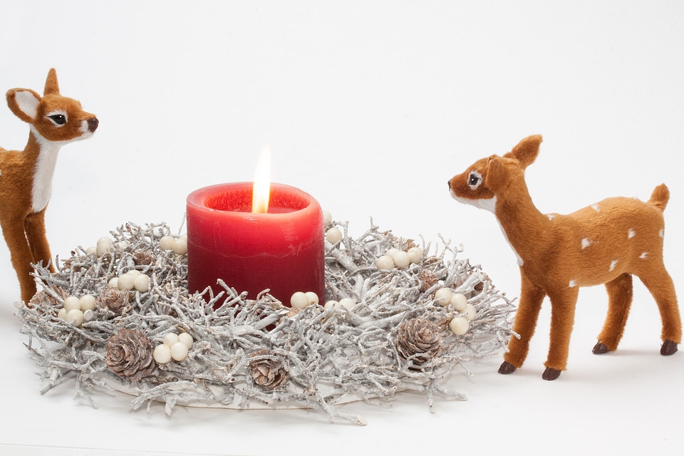 Wreath decoration atmosphere