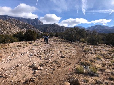 Trailwork on Sandia RD