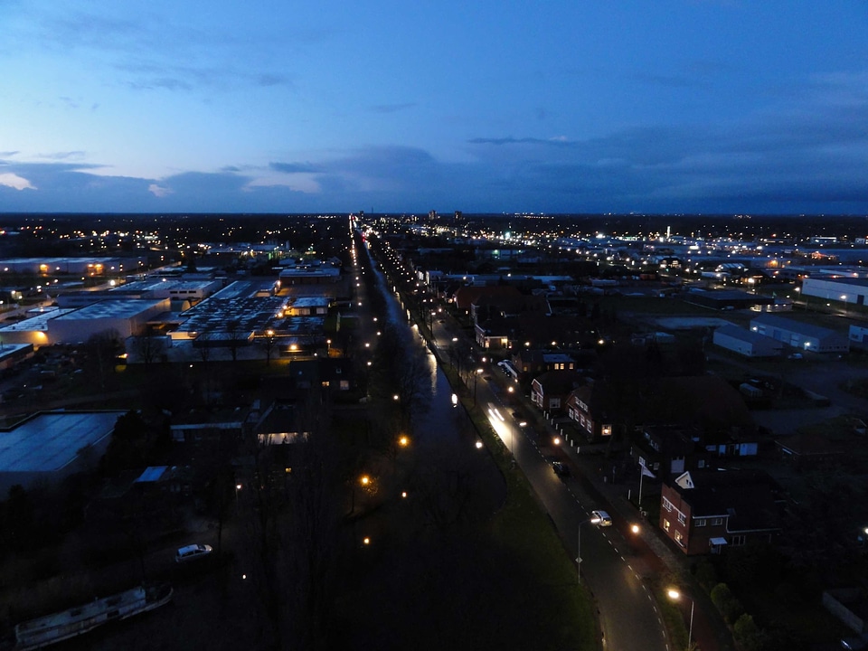 nightscape Stadskanaal The Netherlands