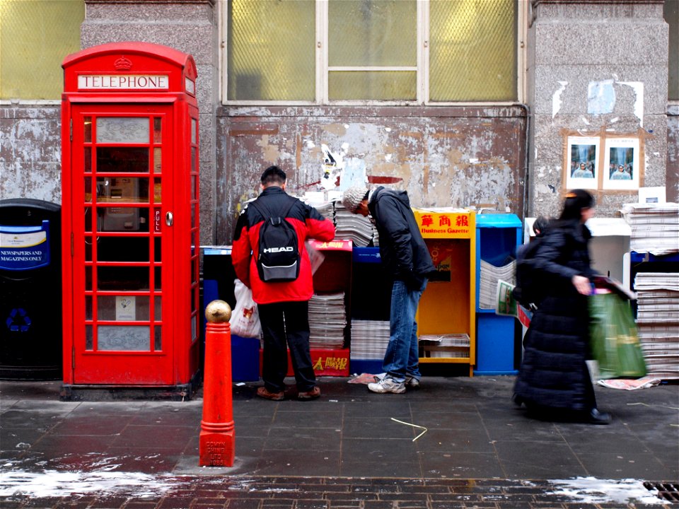 Picking Up Free Newspapers