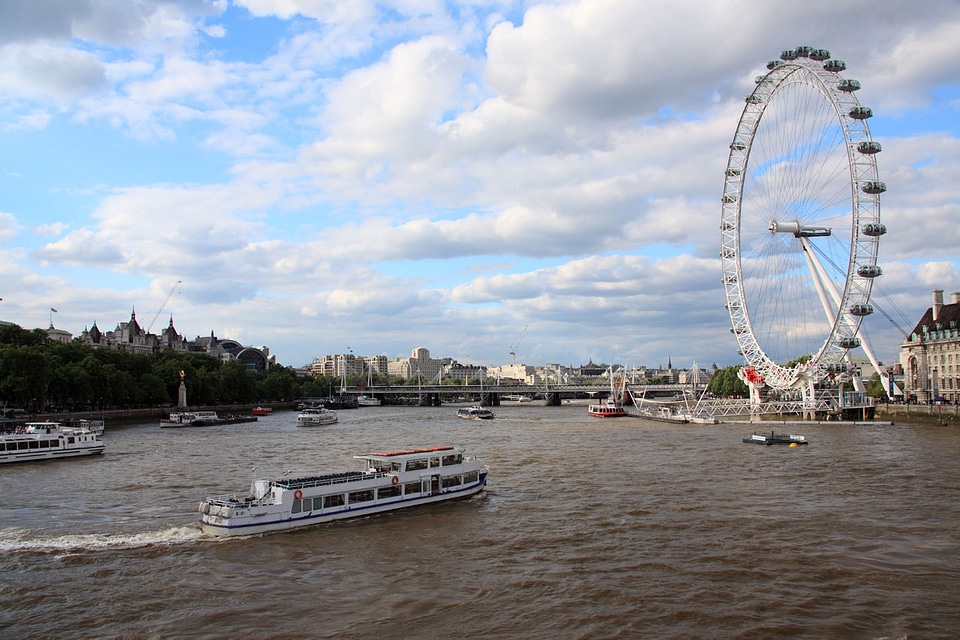 London Eye attraction in London
