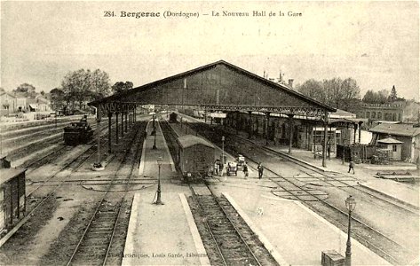 Bergerac.Nouveau hall de la gare