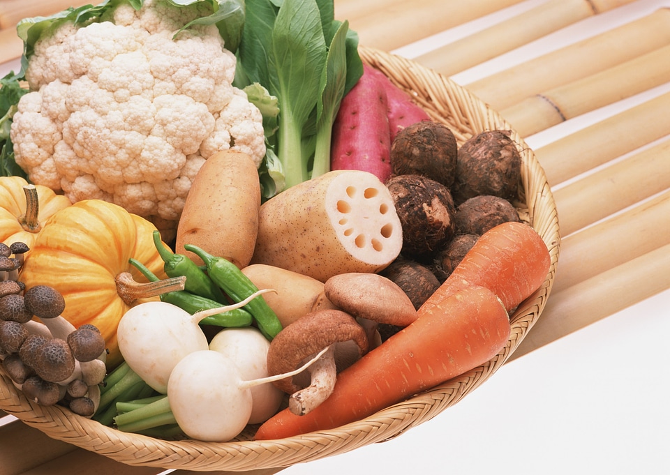 Different sorts of vegetables