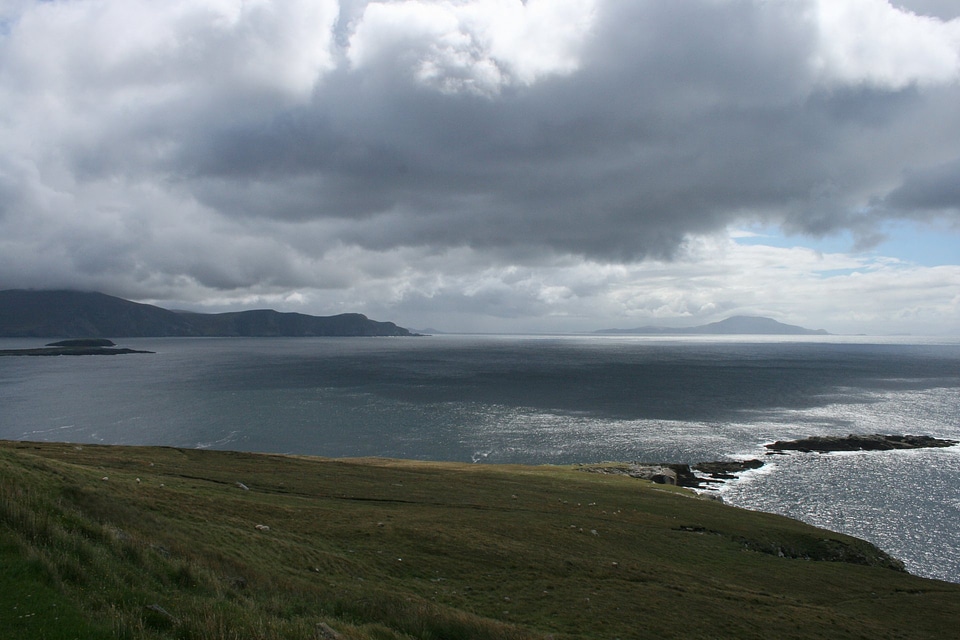 Clare Island viewed from Achill Ireland