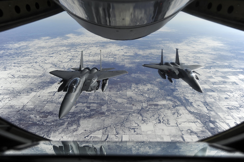 Two F-15E Strike Eagles