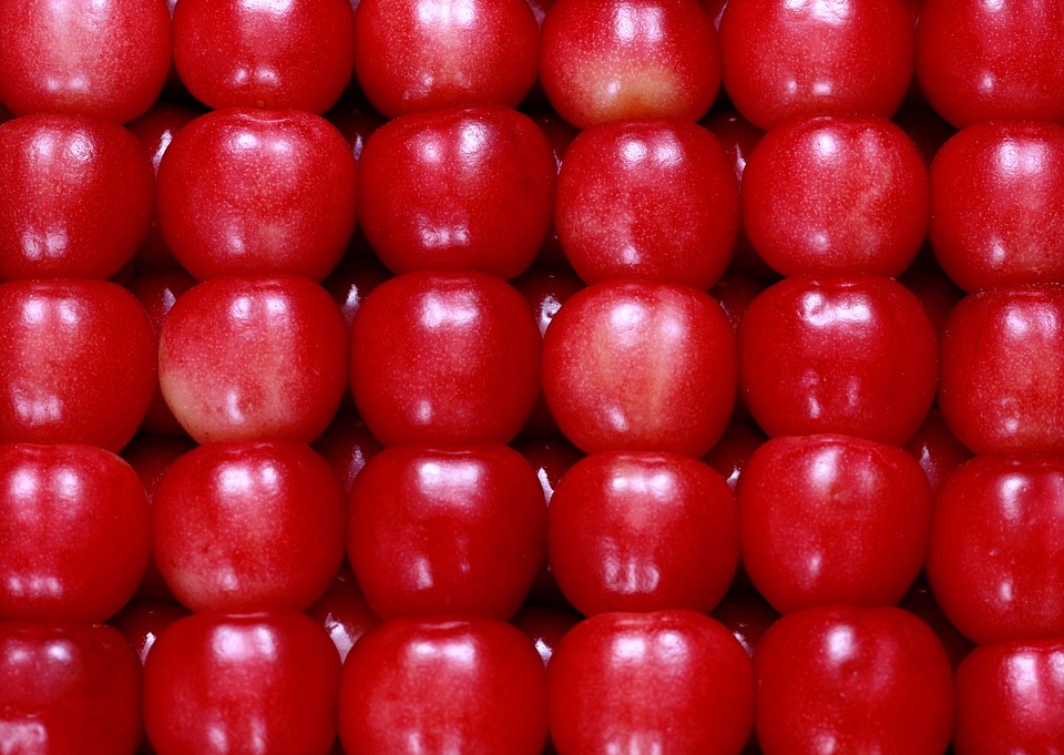 cherries as a background