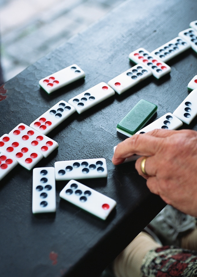 people playing mahjong game