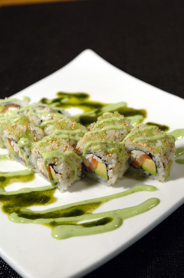 Japanese Food Wasabi Roll