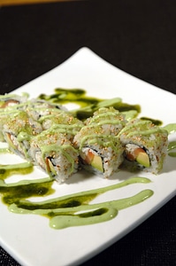 Japanese Food Wasabi Roll photo