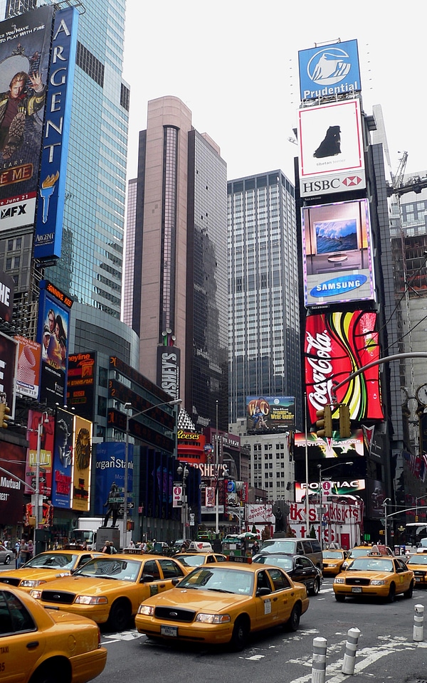 Traffic in Times Square NY, USA
