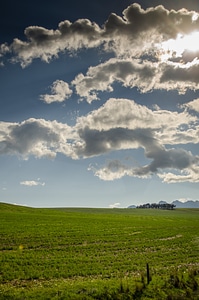 Fields sky landscapes photo