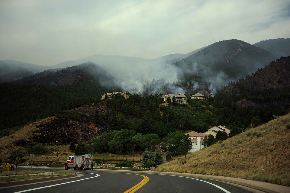 Fire still burns in the Mount Saint Francois area
