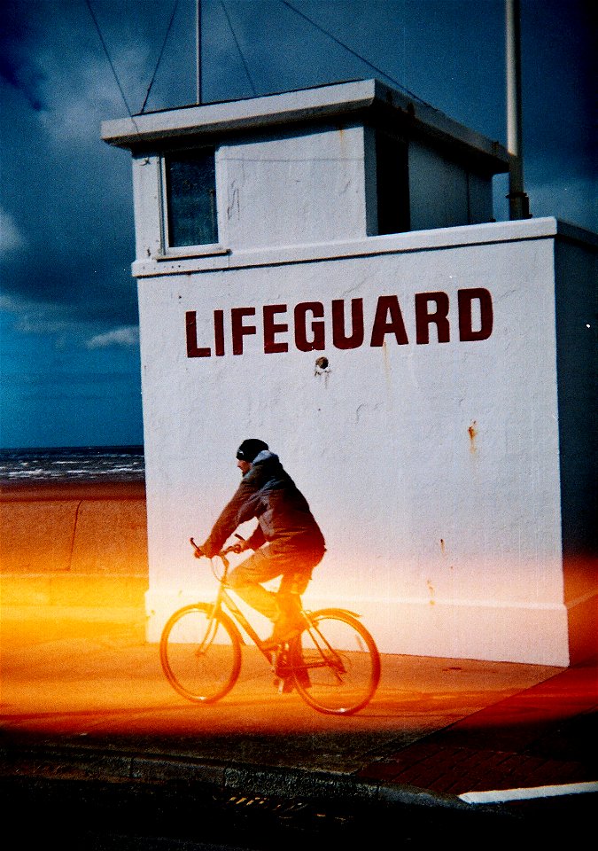 Cyclist - New Brighton photo