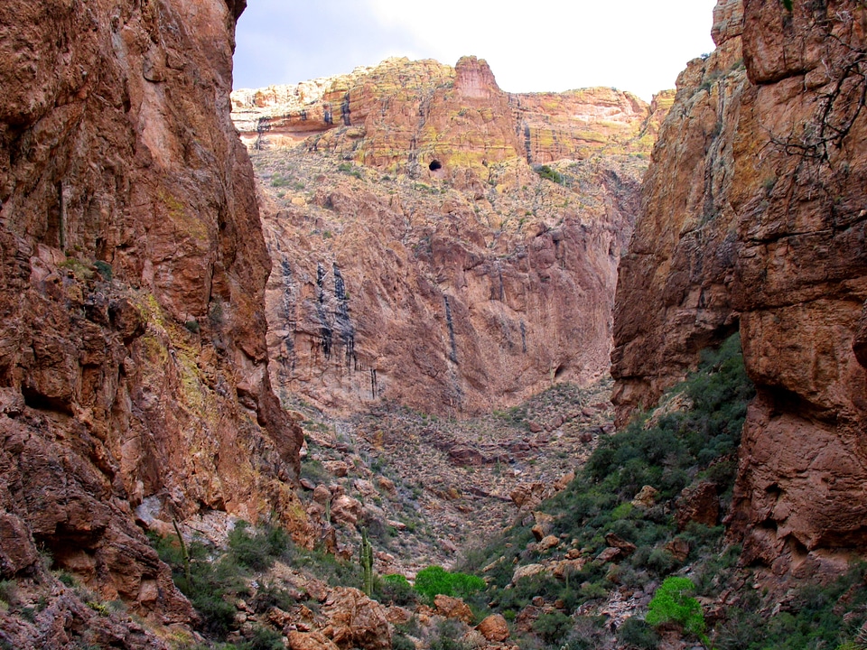 Sandstone cliffs Arizona, Tonto National Forest