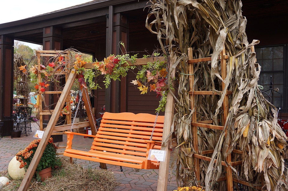 Wooden Garden Swing Seat