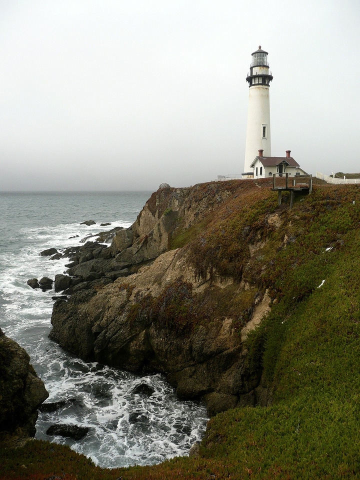 Lighthouse in Pescadero, California photo