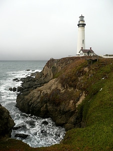 Lighthouse in Pescadero, California photo