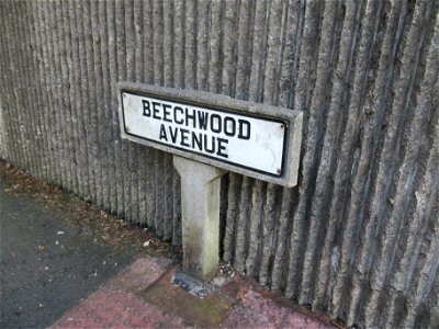 Retro street sign photo