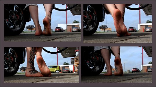 Timi's Dirty Bare Feet