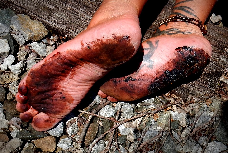 Timi's Dirty Bare Feet