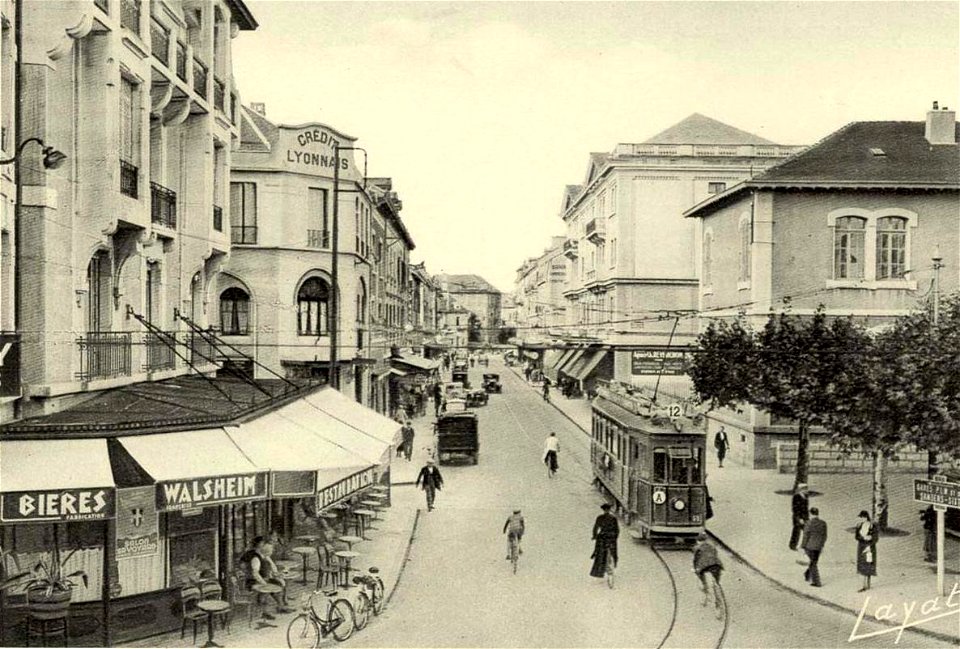 Annemasse.Rue de la Gare