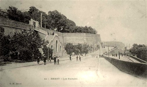 Brest.Les rampes