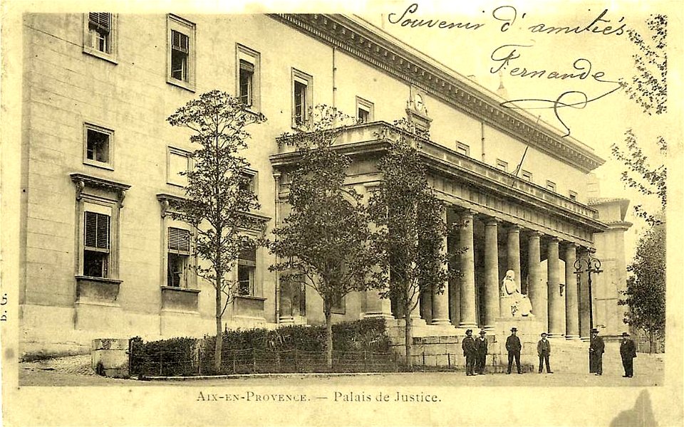 Aix-en-Provence.Palais de Justice.1905