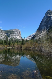 Mirror lake in Yosemite
