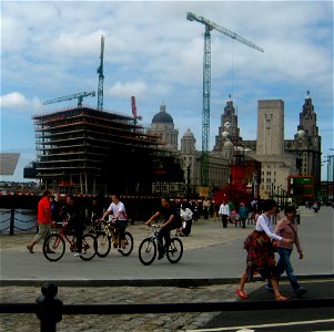 Looking to Mann Island - Liverpool photo