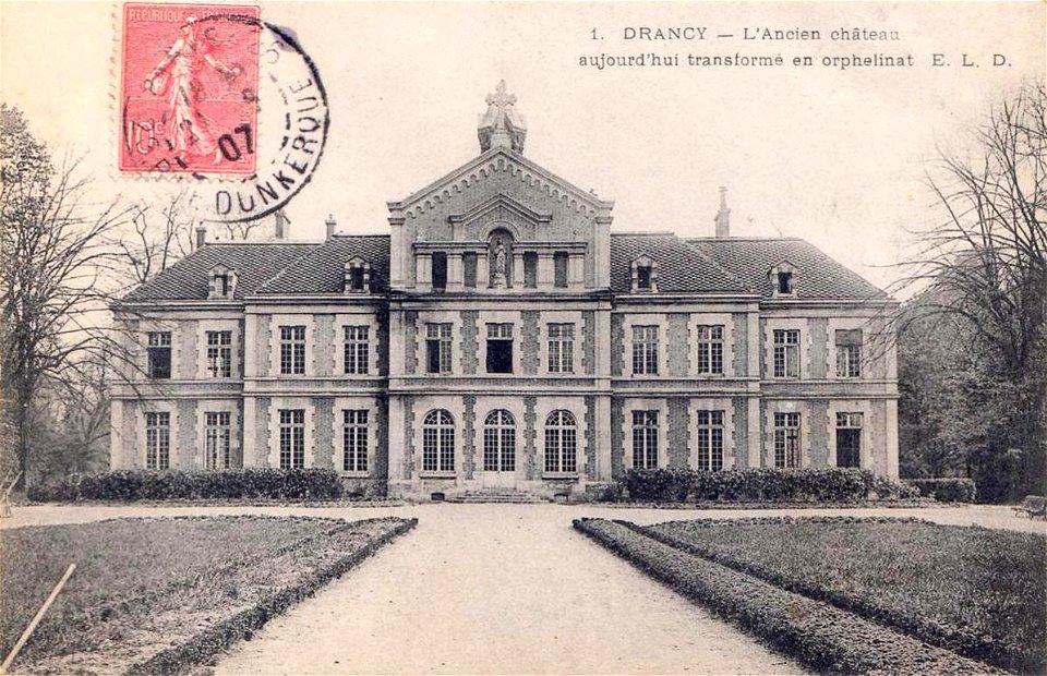 Drancy.Ancien château, transformé en orphelinat