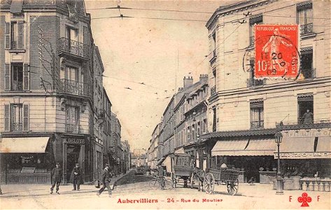 Aubervilliers.Rue du Moutier
