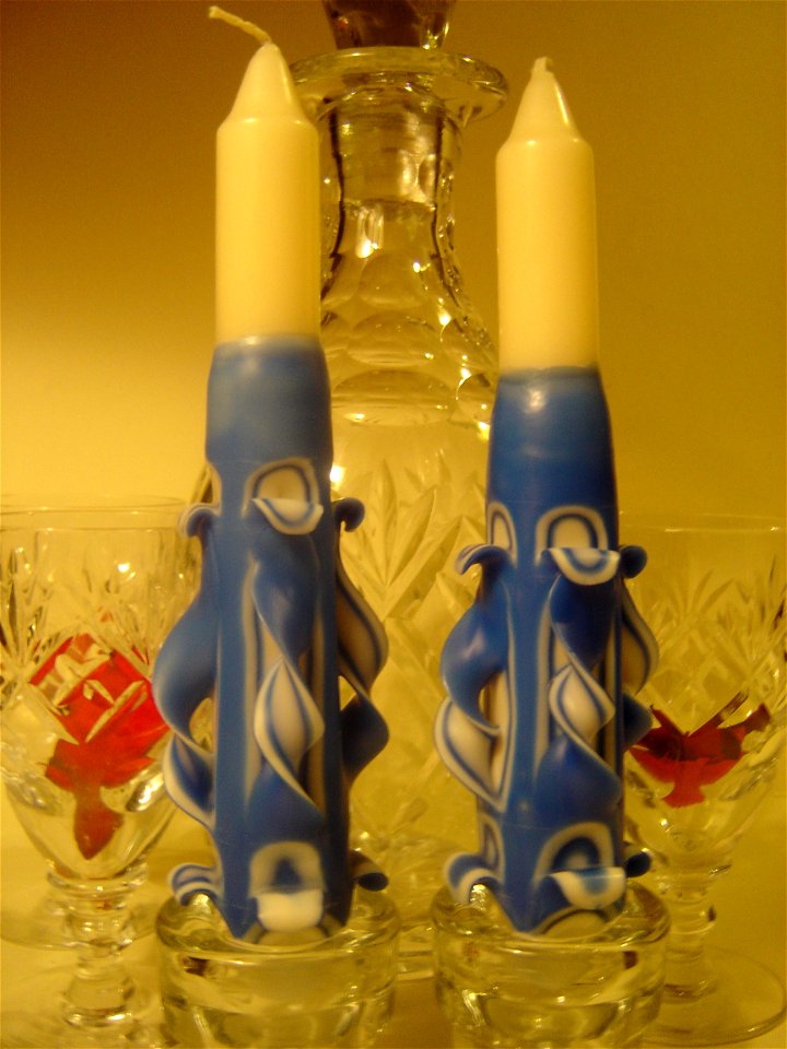 Hand Carved Candles