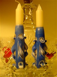 Hand Carved Candles