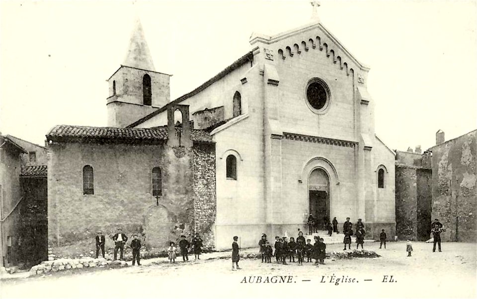 Aubagne.Église Saint-Sauveur d'Aubagne.1915