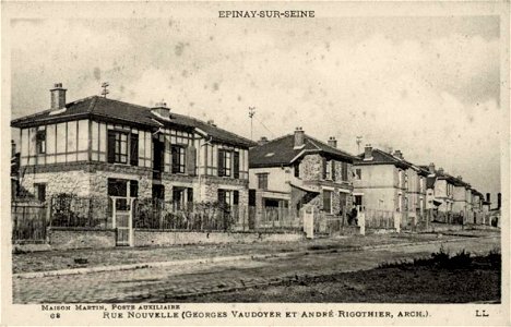 Épinay-sur-Seine.Rue Nouvelle