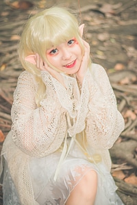 Japan anime costume girl portrait photo