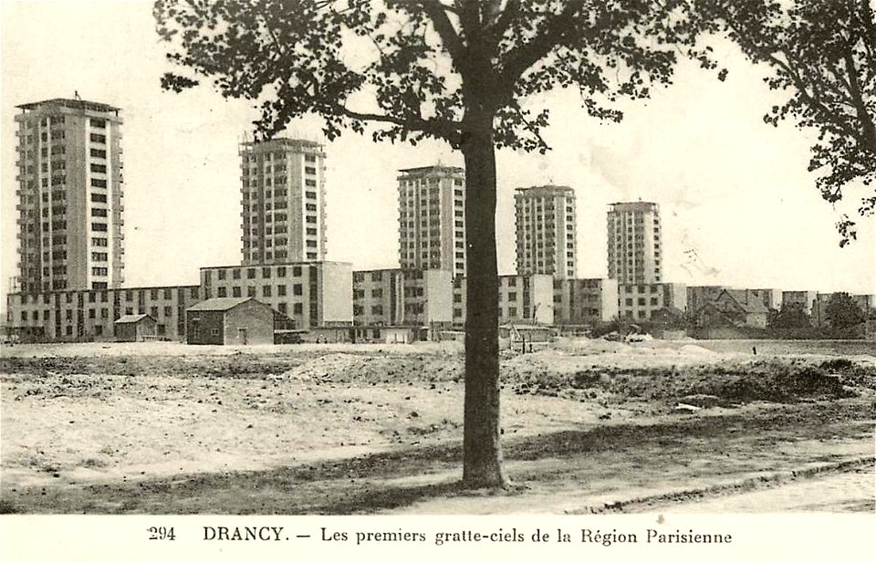 Drancy.Les premiers gratte-ciel de la région parisienne.Vue générale