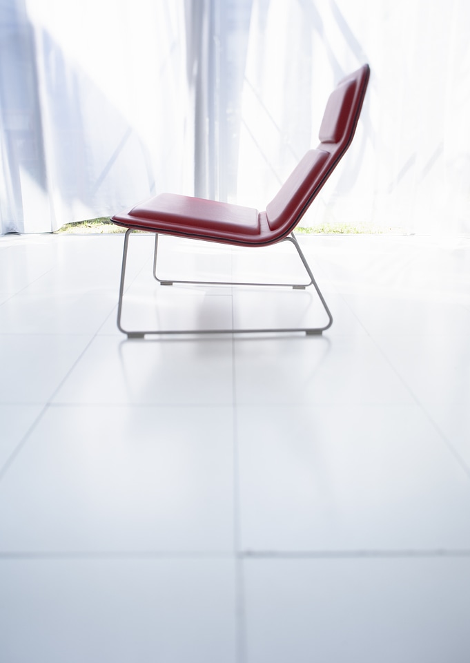 Comfort chair background big window