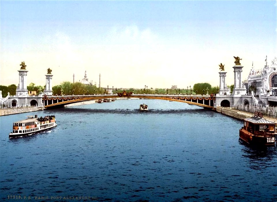 Paris.Exposition Universelle.1900.Pont Alexandre III