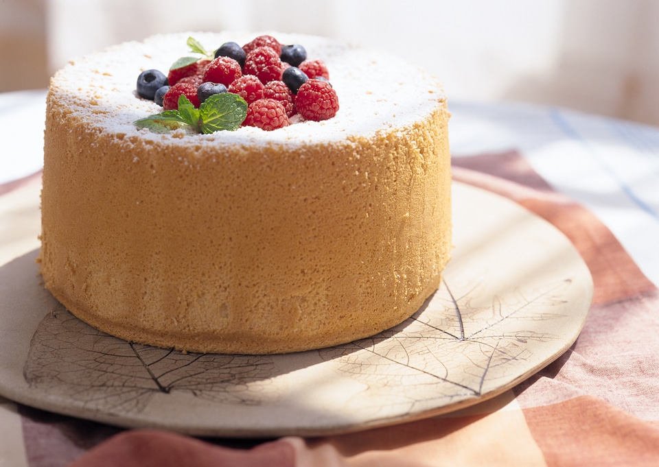 Homemade sponge cake