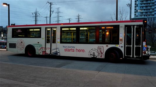 OG Airport bus at Kipling.