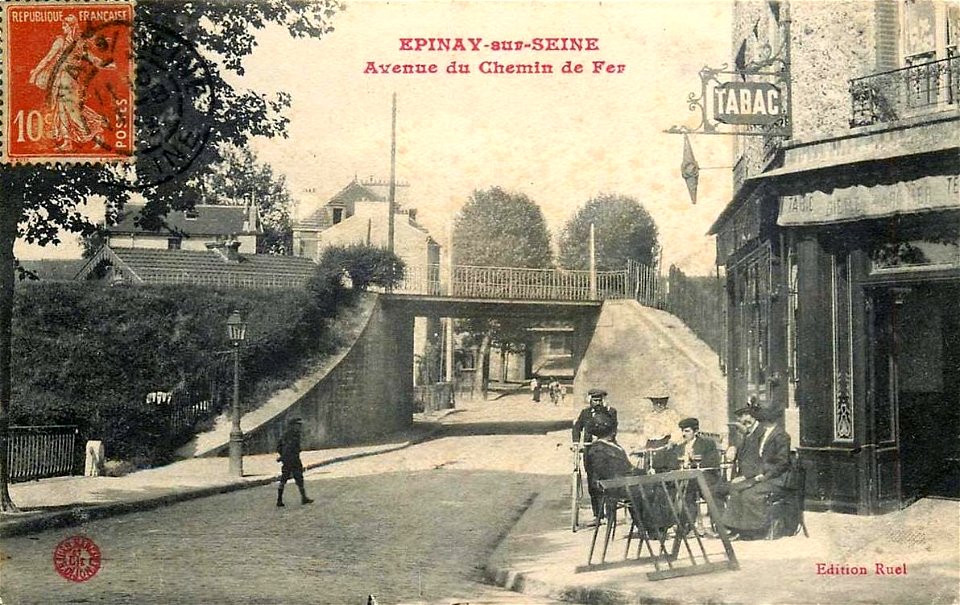 Épinay-sur-Seine.Avenue du Chemin-de-Fer