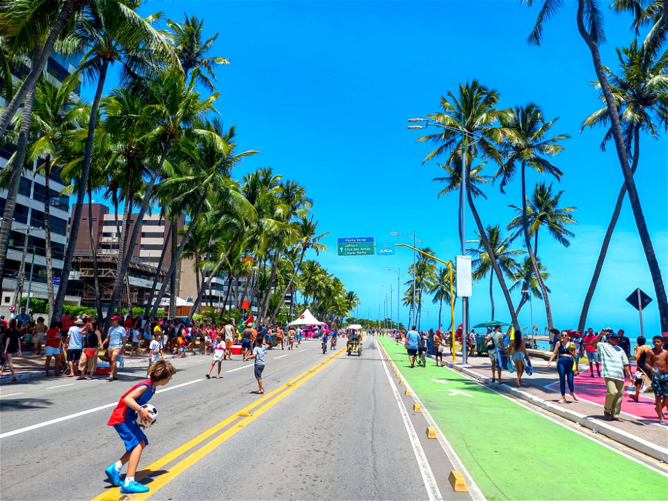 Rua fechada, Maceió, 2022